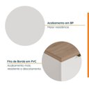 Ver imagem 5 de Lavanderia Modulada 3 Peças 2 Armários Aéreos 4 Portas 1 Balcão Ipanema CabeCasa MadeiraOriginals