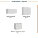 Ver imagem 4 de Lavanderia Planejada 3 Peças sem Tampo sem Rodapé Ipanema CabeCasa MadeiraOriginals Branco