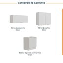 Ver imagem 4 de Lavanderia Modulada 3 Peças sem Tampo com Rodapé Ipanema CabeCasa MadeiraOriginals Branco