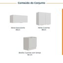 Ver imagem 4 de Lavanderia Planejada 3 Peças sem Tampo com Rodapé Ipanema CabeCasa MadeiraOriginals Branco