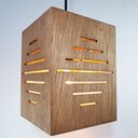 Ver imagem 4 de Luminária Teto Pendente Madeira Rústica Sala Quarto Balcão