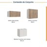 Lavanderia Modulada 3 Peças sem Tampo sem Rodapé Ipanema CabeCasa MadeiraOriginals - 4
