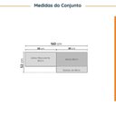 Ver imagem 3 de Lavanderia Planejada 3 Peças sem Tampo sem Rodapé Ipanema CabeCasa MadeiraOriginals Marrom/Branco/Acácia