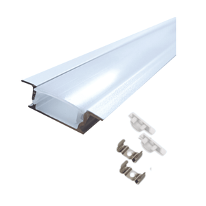 Perfil Embutir 23,6x7mm 2 Metros Branco - Embuled