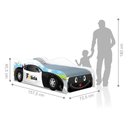 Ver imagem 2 de Cama Carro Happy Police Joy Preto Solteiro
