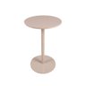 Mesa Lateral de Apoio Off White em Mdf Redonda 40x61cm Cabeceira de Cama Salas e Consultório Decorar - 1