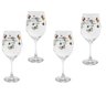 Jogo 4 Taças Vinho Vidro Transparente 600ml - Borboleta - 1