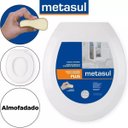 Ver imagem 3 de Assento Sanitário Plus Slim Almofadado Branco