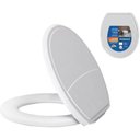 Ver imagem 2 de Assento Sanitário Plus Slim Almofadado Branco