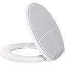 Ver imagem 1 de Assento Sanitário Plus Slim Almofadado Branco