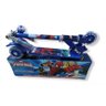 Patinete Infantil Homem Aranha Led 3 Rodas Metal - 3