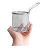 Kit 6 Mini Cestos Inox Para Batata Frita Porções Frangos - 2