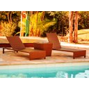 Ver imagem 3 de Espreguiçadeira Grécia e Mesa Grécia em Alumínio para Piscina, Jardim - Capuccino