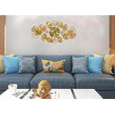 Ver imagem 7 de Relógio de Parede 3d Design Europeu Metal Folhas 90x46