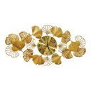 Ver imagem 1 de Relógio de Parede 3d Design Europeu Metal Folhas 90x46