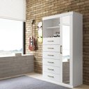 Ver imagem 2 de Comoda Multiuso 1 porta 6 gavetas Maraba com Espelho Santos Andira