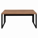 Ver imagem 4 de Escrivaninha Escritório Home Office 1,70m x 0,70m com Pés em Metal Industrial Executive Marrom/Preto/Nogal
