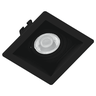 Spot Embutido Quadrado Recuado Par20 Pt 130x130x35mm - 1