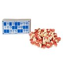 Ver imagem 6 de Jogo de Bingo Pedras Numeradas Madeira 48 Cartelas