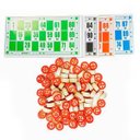 Ver imagem 5 de Jogo de Bingo Pedras Numeradas Madeira 48 Cartelas