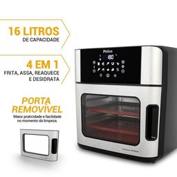Air Fryer Philco 16l 4 em 1 Painel Digital Paf16a 127v - 3