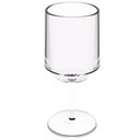 Ver imagem 1 de 48 Taças para Vinho Água Drinks Plástico Transparente 250ml Resistente Crippa