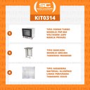 Ver imagem 2 de Forno Turbo Elétrico 4 Assadeiras Prp-004 220v Preto + Bancada Mes004 8 Níveis + 4 Assadeiras