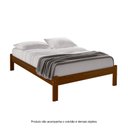 Ver imagem 3 de Cama Casal Turca em Madeira Maciça Castanho