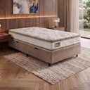 Ver imagem 1 de Cama Box Baú Solteiro Molas Ensacadas D33 Double Face 88x188x68cm Hellen