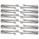 Ver imagem 1 de Kit 12 Pegadores Pinça Azeitonas Servir Carne Gelo Aço Inox 18cm Multiuso Brinox