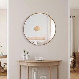 Espelho Decorativo de Parede Redondo 40cm para Quarto Sala Cozinha - 2