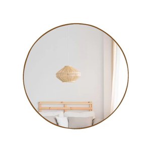 Espelho Decorativo de Parede Redondo 40cm para Quarto Sala Cozinha