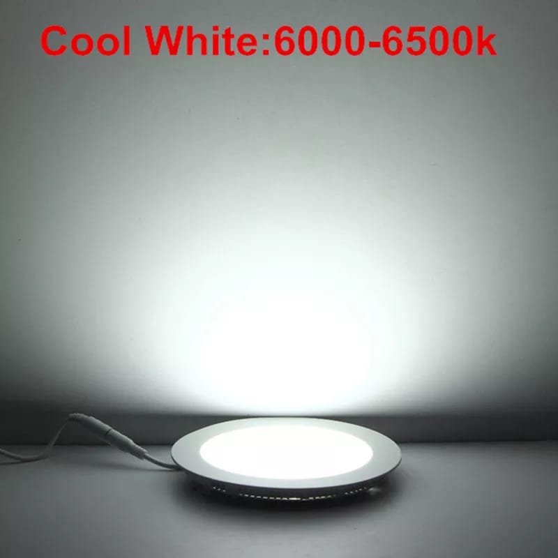 2 Lâmpada Spot Led Embutir Ultrafino 12v 3w Trailer Motorhome Dangos - 5