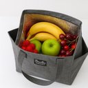 Ver imagem 6 de Bolsa Térmica Marmita Fitness Grande Trabalho Academia Passeio Viagem Comida Frutas Alça Bolso