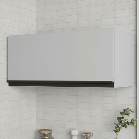 Armário Aéreo Porta Basculante 70cm Nara CabeCasa MadeiraOriginals Cinza