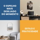 Ver imagem 6 de Espelho Decorativo Orgânico Modelo Portal 60x40cm