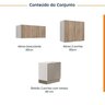 Lavanderia Modulada 3 Peças sem Tampo com Rodapé Ipanema CabeCasa MadeiraOriginals - 4