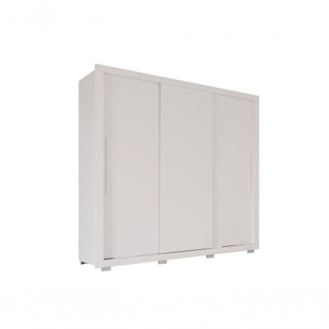 Guarda Roupa Casal Panamá 3 Portas 4 Gavetas Salleto Branco