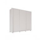 Ver imagem 1 de Guarda Roupa Casal Panamá 3 Portas 4 Gavetas Salleto Branco