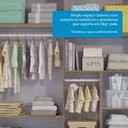 Ver imagem 6 de Guarda-Roupa Infantil com 4 Portas 4 Gavetas e Pés Palito Luly 100% MDF Espresso Móveis Bege/Off White/Amêndoa
