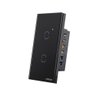 Interruptor Smart Wi-fi Touch 2 Preto Mis 1002 4850060 - 3