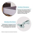 Ver imagem 7 de Cômoda Infantil com 1 Porta 4 Gavetas e Pés Palito Luly 100% MDF Espresso Móveis