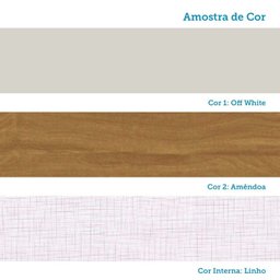 Cômoda Infantil com 1 Porta 4 Gavetas e Pés Palito Luly 100% MDF Espresso Móveis - 9