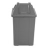 Cesto Quadrado com Tampa Vai-vem 25l (q25) Cor:cinza - 1