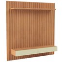 Ver imagem 1 de Painel Ripado para Tv 65 Pol 2 Gavetas 183cm Baraka D03 Freijó Off White - Lyam Decor