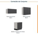 Ver imagem 4 de Lavanderia Modulada 3 Peças sem Tampo com Rodapé Ipanema CabeCasa MadeiraOriginals