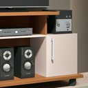 Ver imagem 6 de Rack para Sala Pequena Tv até 26 Pol. 100cm Marte H01 Off White/cinamomo - Mpozenato