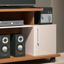 Ver imagem 6 de Rack para Sala Pequena Tv até 26 Pol. 100cm Marte H01 Off White/cinamomo - Mpozenato