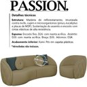 Ver imagem 5 de Jogo Sofa 288 cm 4 Lug E Poltrona 1 Lug Passion TCE 1025 Linho Moll