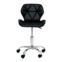 Ver imagem 2 de Cadeira Office Eiffel Slim com estofado de couro sintético Preta